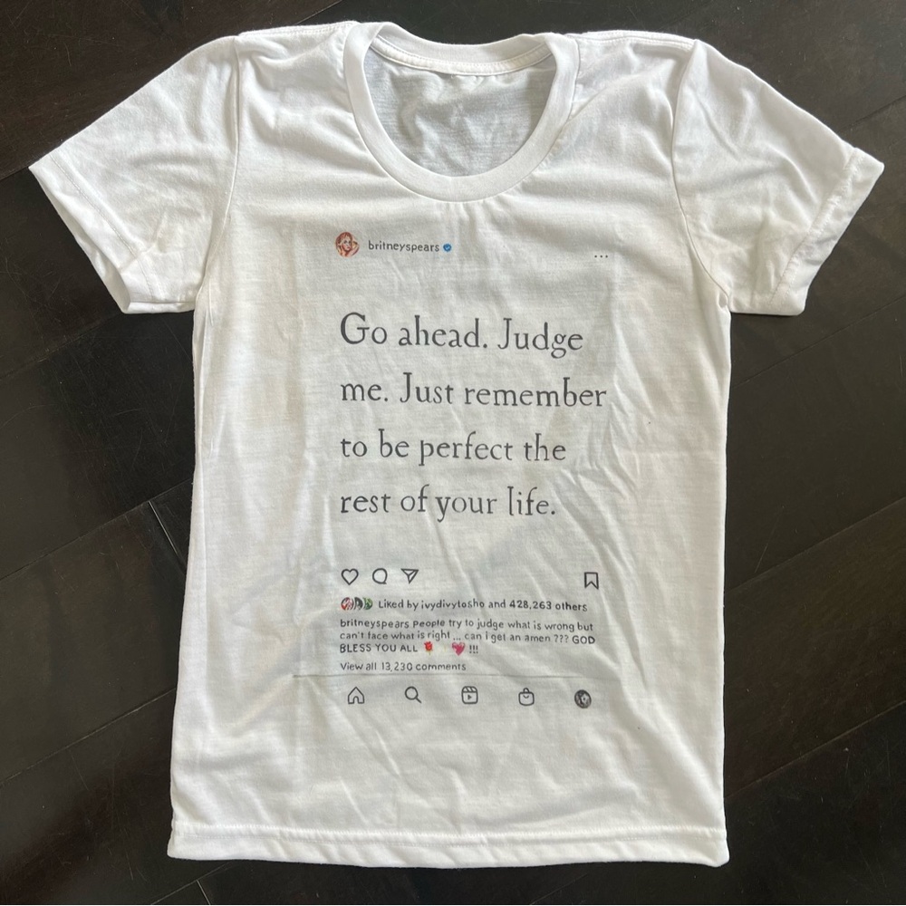 Britney Spears screen printed tee by Art Unified.